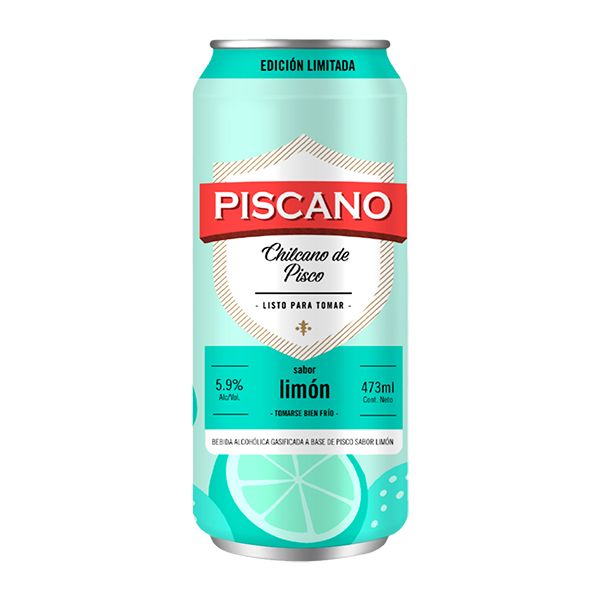 Piscano Limón Lata 473 ml