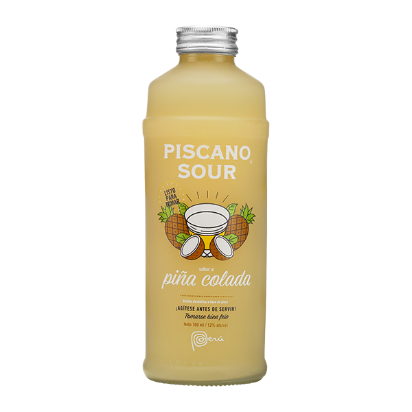 Piscano Sour Piña Colada Botella 700 ml