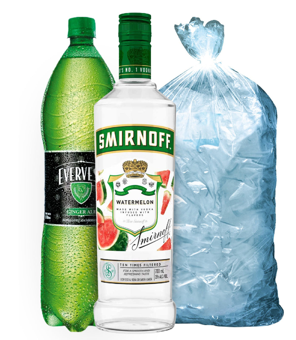 Pack Smirnoff Watermelon Botella 700 ml