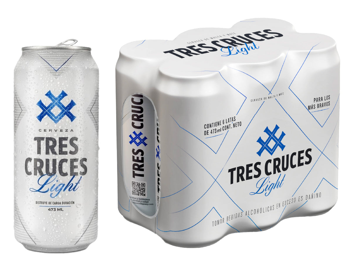 Six Pack Tres Cruces Light Lata 473 ml