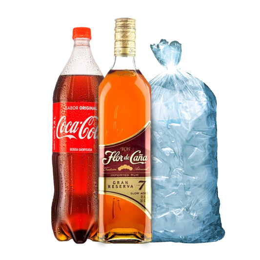 Flor de Caña 7 Años Gran Reserva Botella  750 ml - Combo