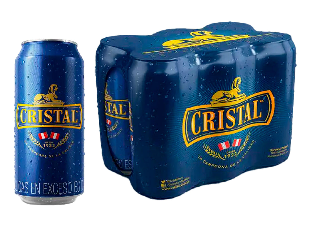 Six Pack Cristal Lata 473 ml