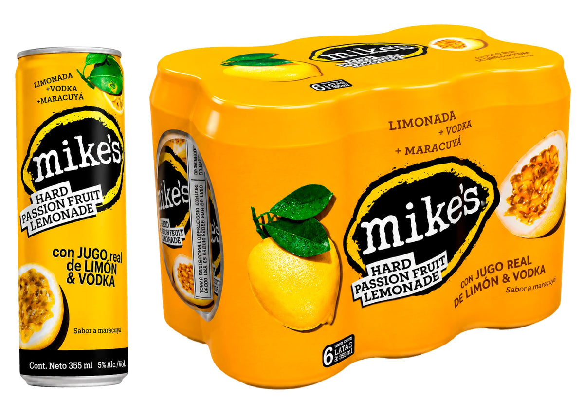 Six Pack Mike´s Passion Fruit Lata 355 ml