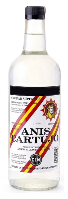 Anís Cartujo Tapa Negra Botella 750 ml